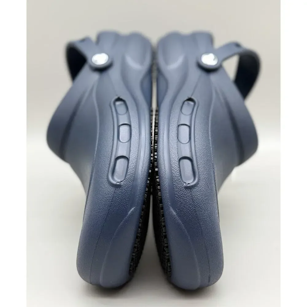 Crocs Bistro Work Clogs Navy Slip Resistant 10075-410 Men’s 10 Women’s 12